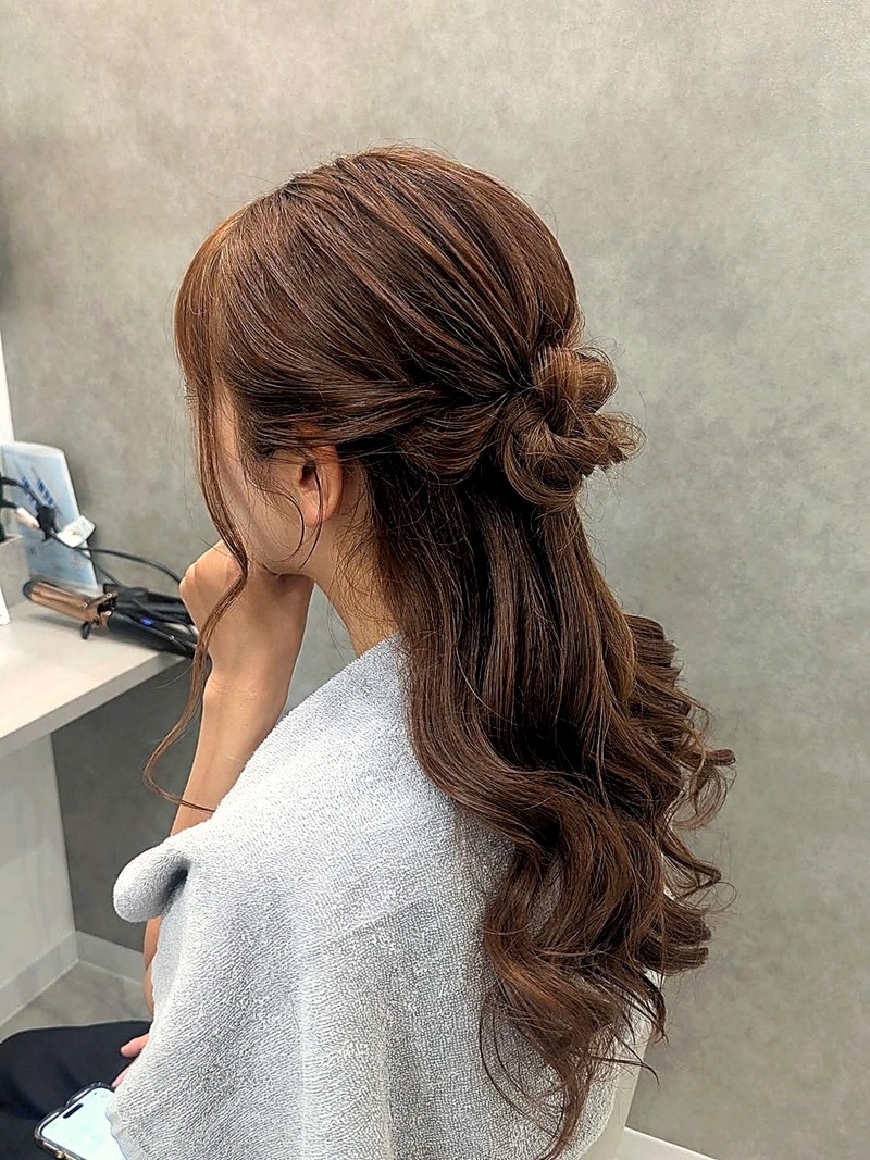 似合わせハーフアップ Chihiro Yamakami